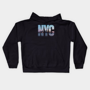 NYC Skyline photo - Tranquil New York City Skyline Kids Hoodie